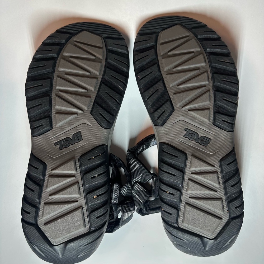 Teva Mens Hurricane XLT2 Sandals US Mens Sz 13 1019234 Black Grey Outdoor Hiking - Picture 9 of 11